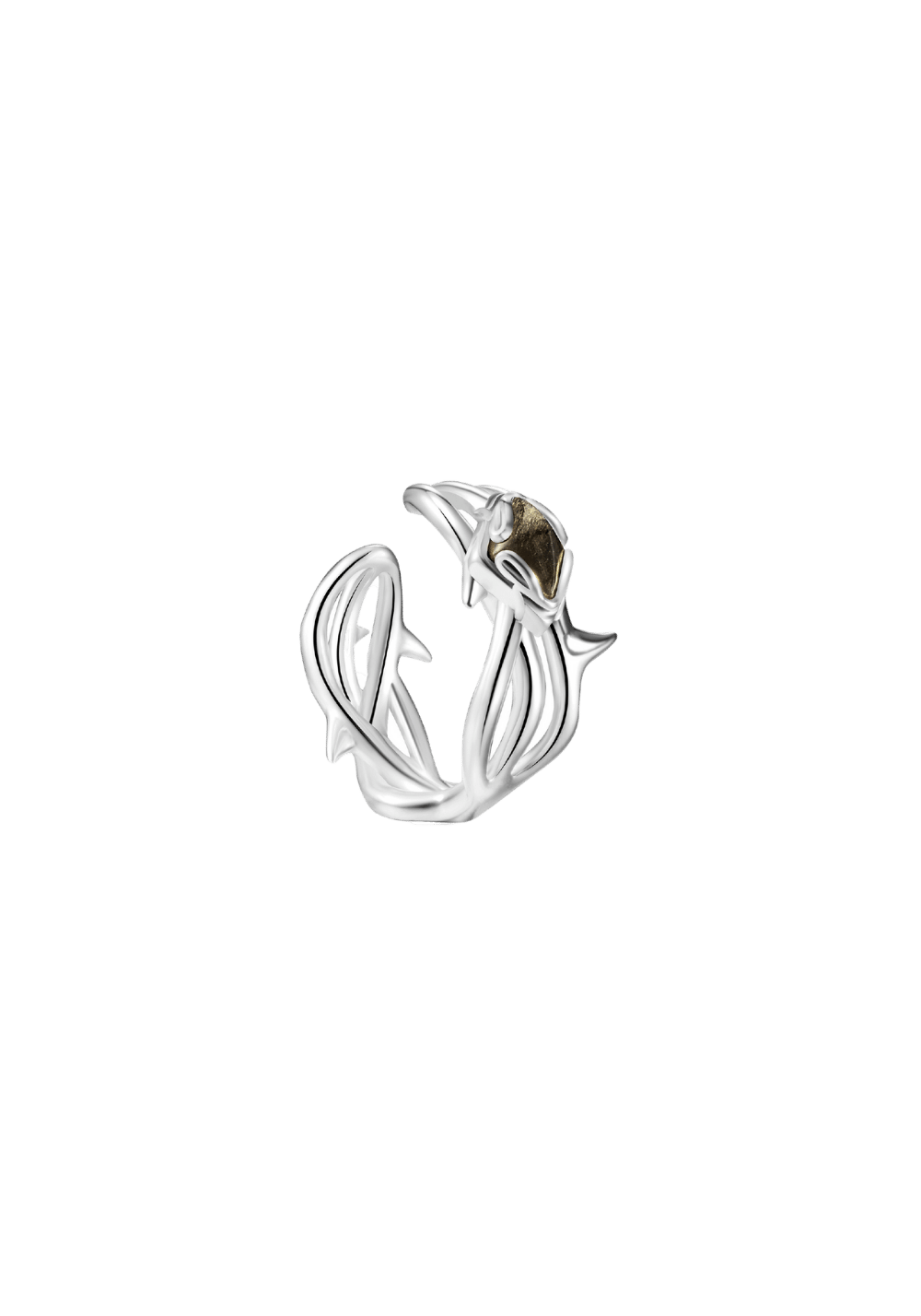 Black Phoenix Obsidian Ear Clip - PSYLOS 1, Black Phoenix Obsidian Ear Clip, Accessories, The Last Redemption, PSYLOS 1